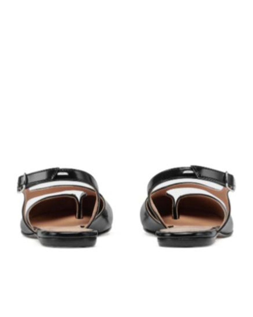 Maison Margiela Black Tabi Slingback Sandals