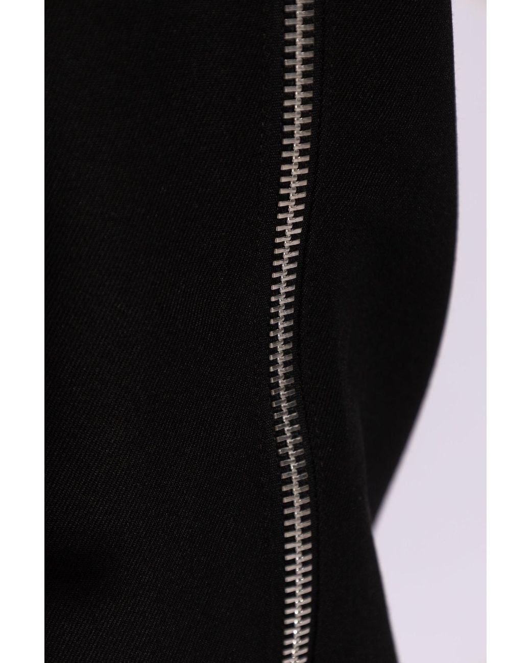 DSquared² Black Side-Zip Trousers