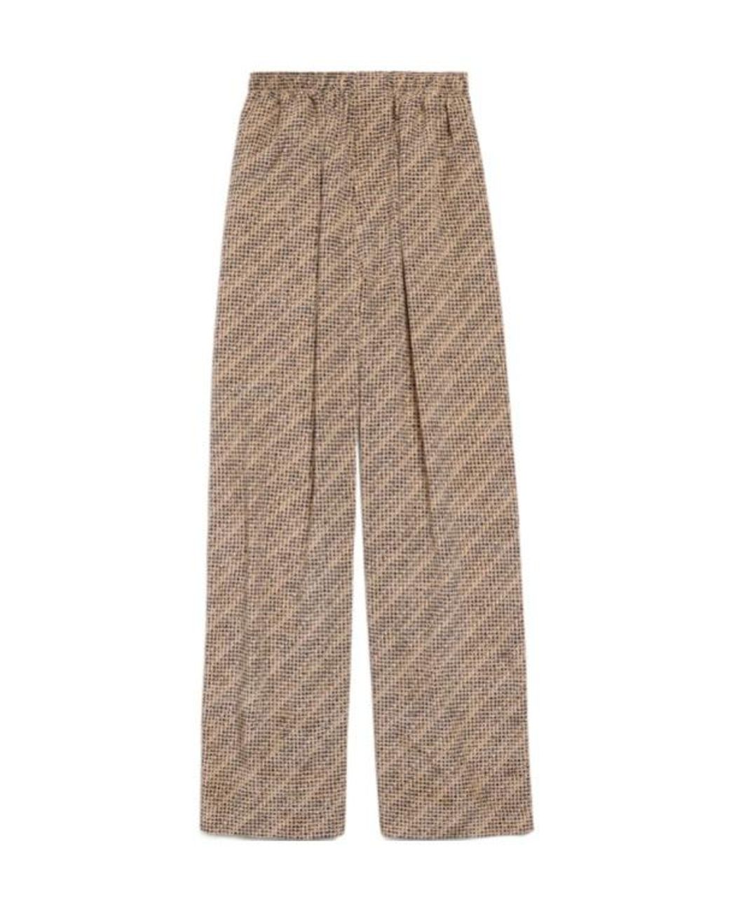 Balenciaga Natural Logo Printed Pyjama Pants