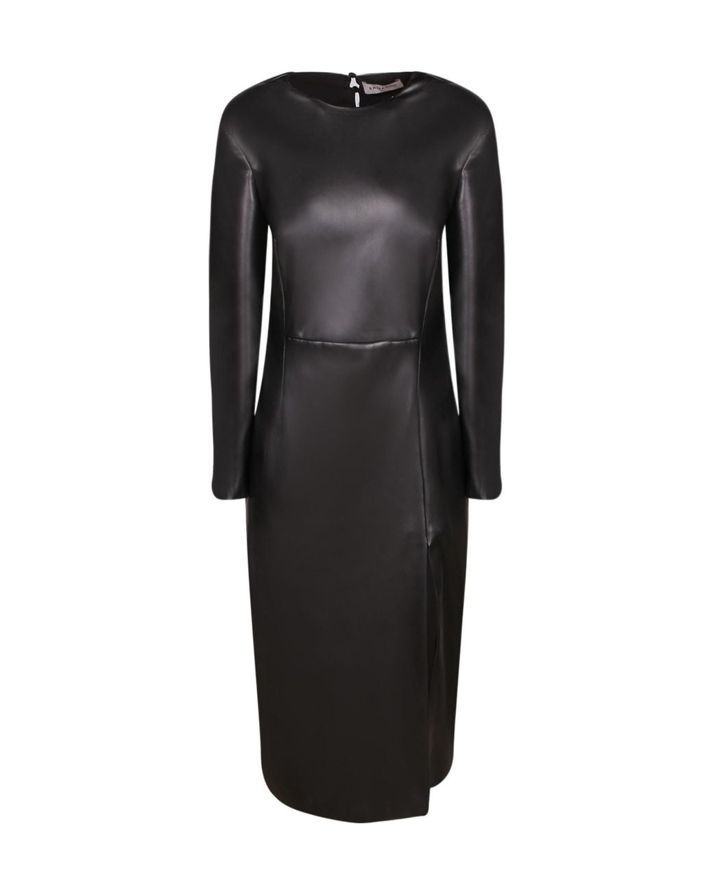 ERMANNO FIRENZE Black Lace Backless Dress