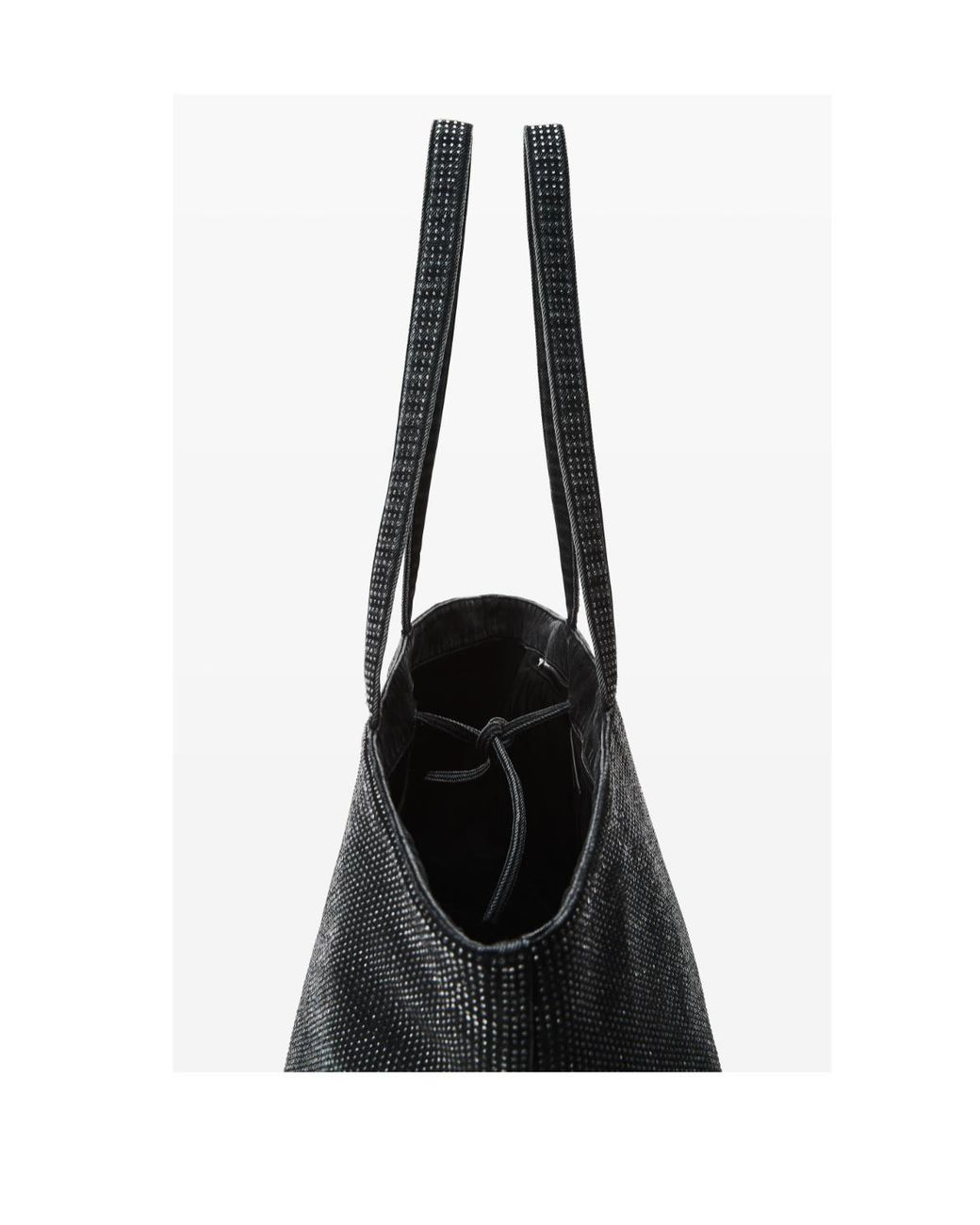 Alexander Wang Black Punch Logo Tote Bag