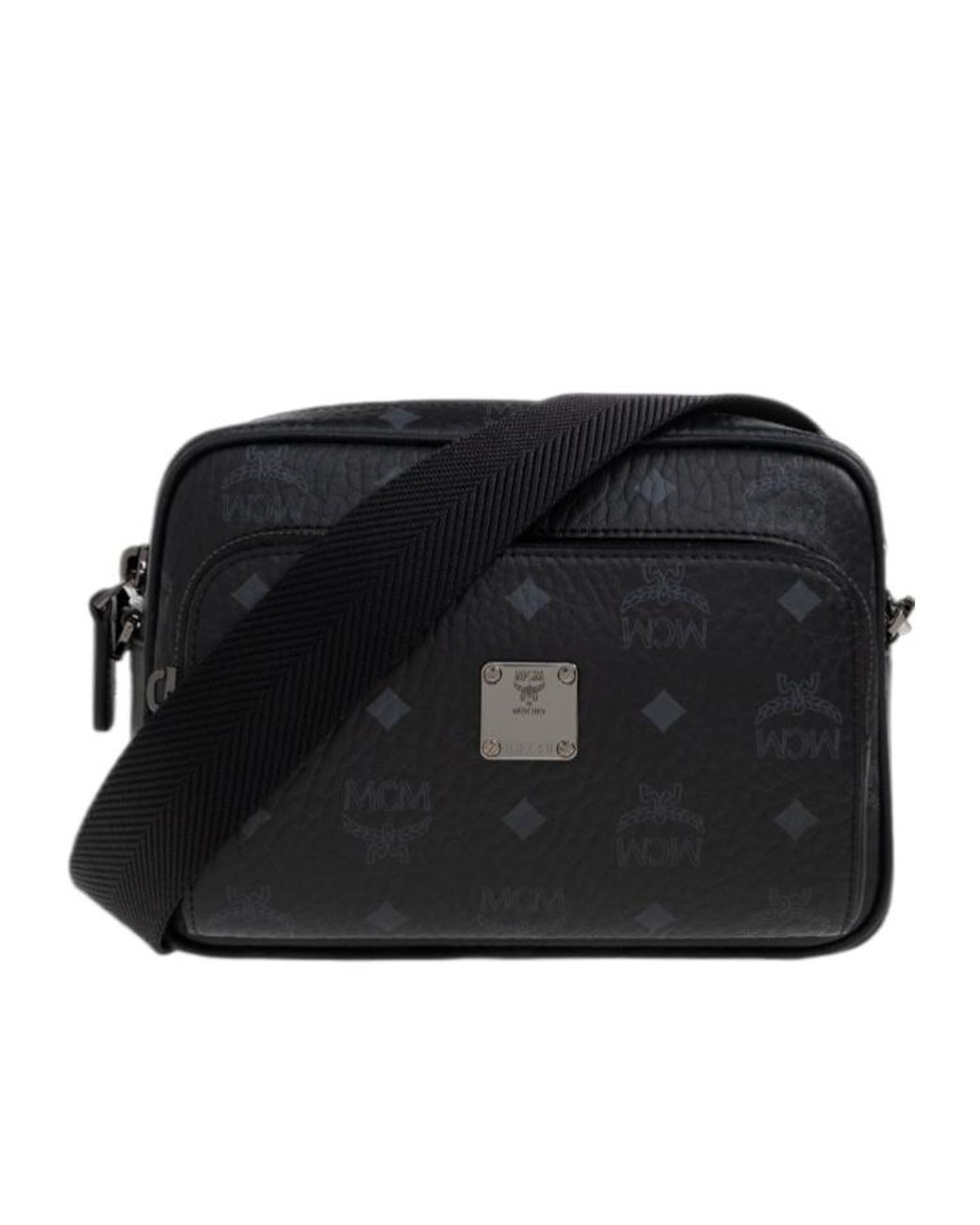 MCM Black Aren Cross Body Bag for men