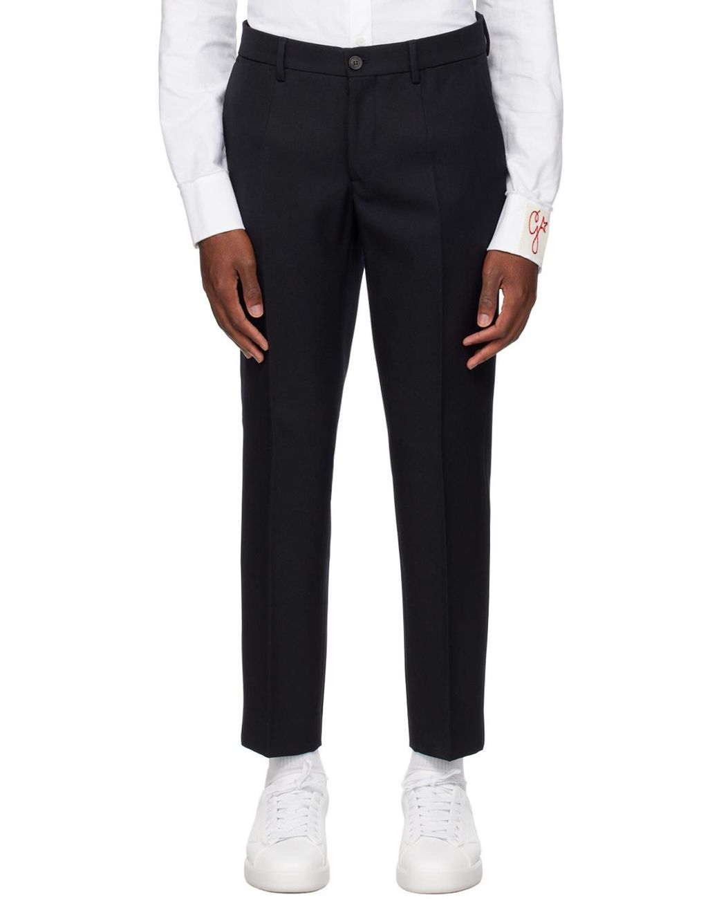 Golden Goose Deluxe Brand Blue Milano Tapered Leg Pants for men