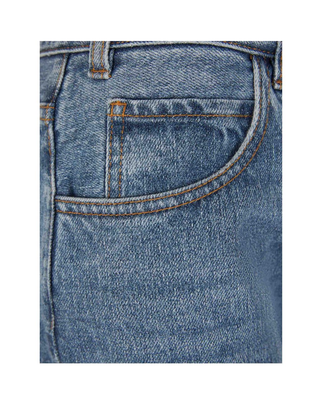 Chloé Blue Chloé Boyfriend Straight-Leg Jeans