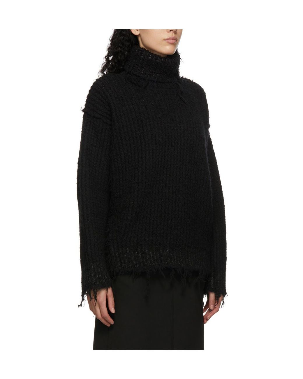 Moncler Black Knitted Pullover