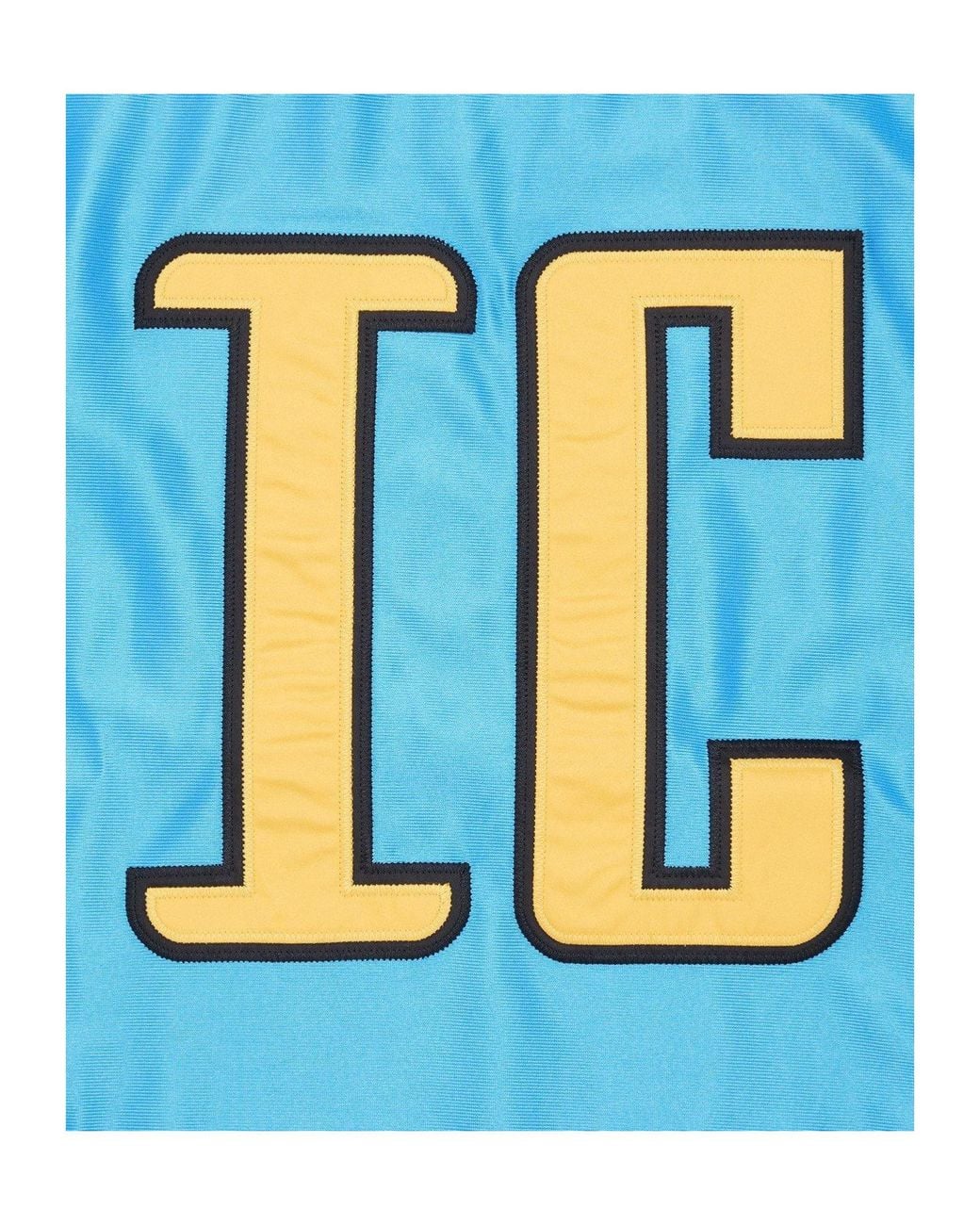 ICECREAM Blue V-Neck Short-Sleeved T-Shirt for men