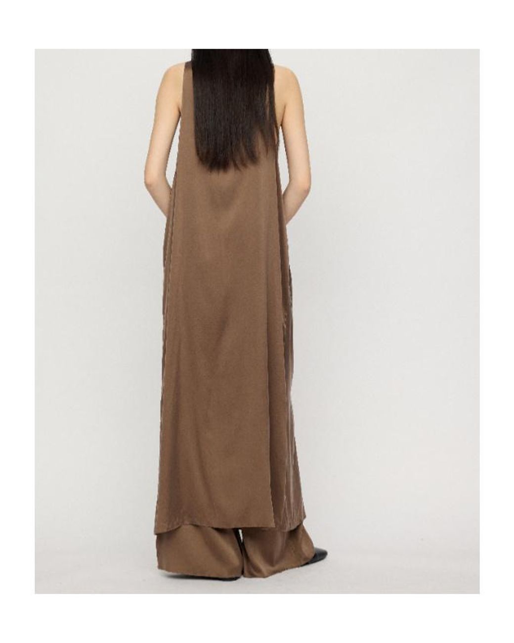 Ruohan Brown Moonstone Nerine Dress