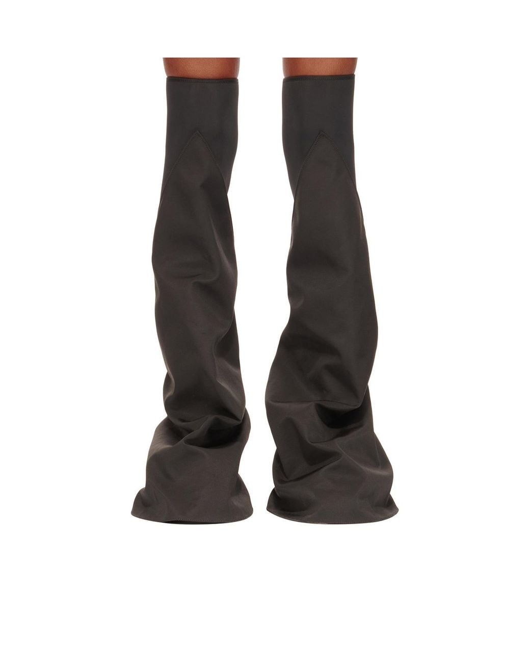 Rick Owens Black Foldable Design Boots