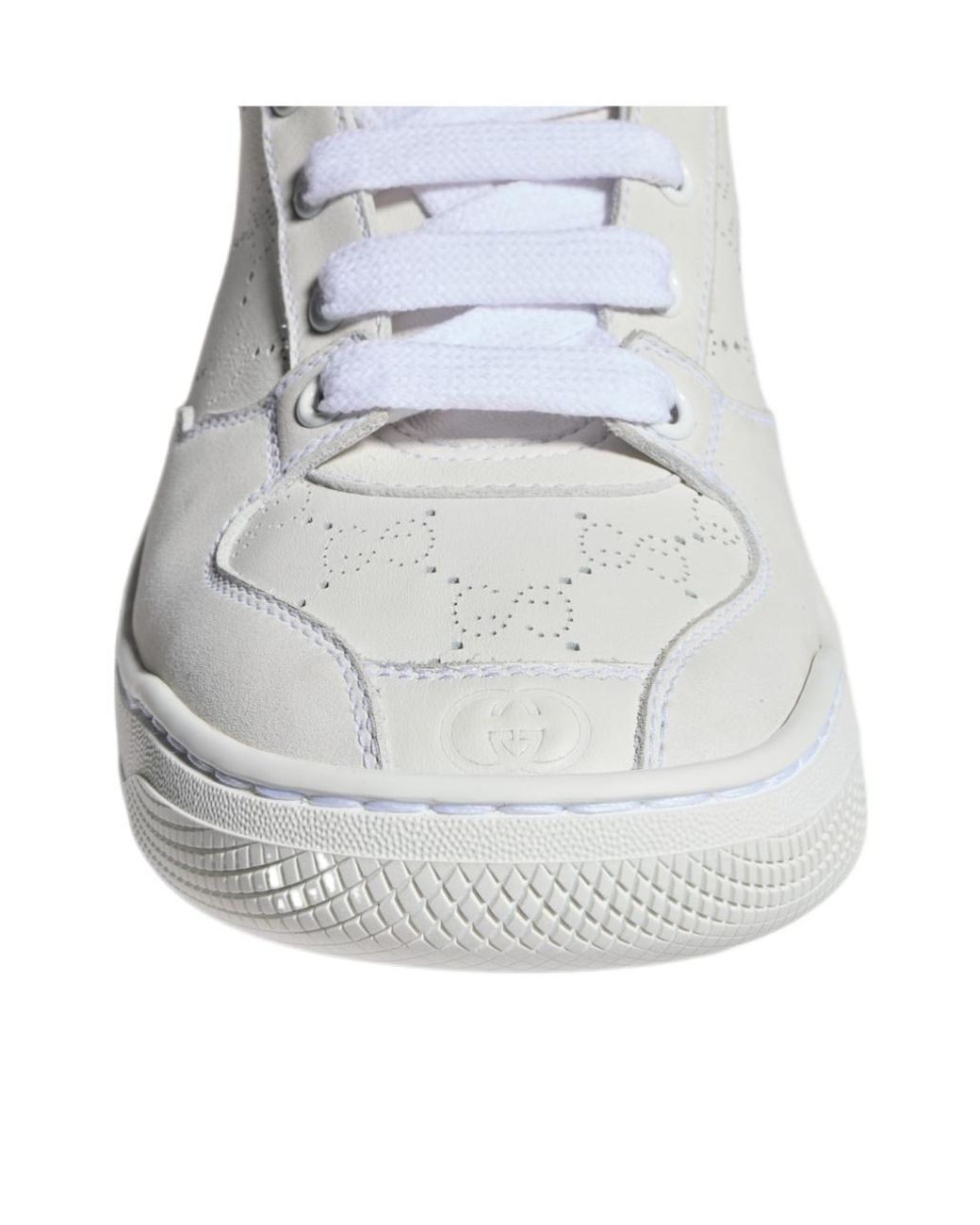Gucci White Screener Sneaker