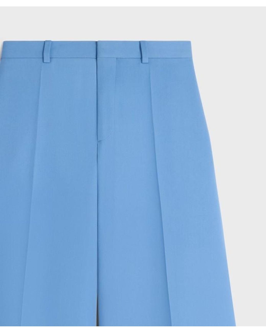 Céline Blue Long Docks Trousers