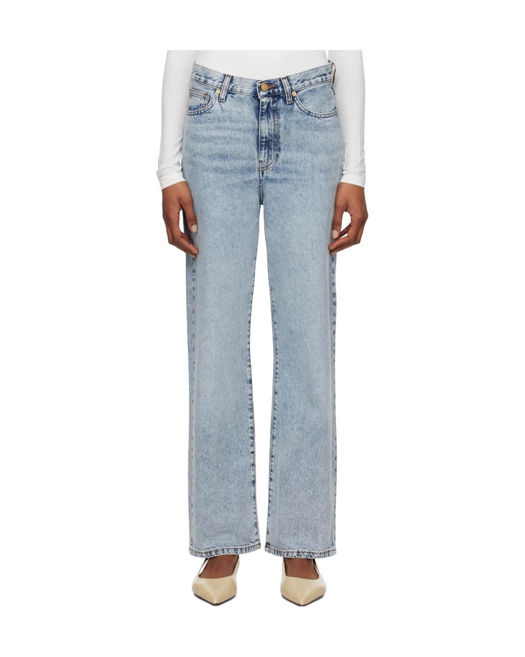 TOVE Blue Sofie Straight-Leg Boyfriend Jeans