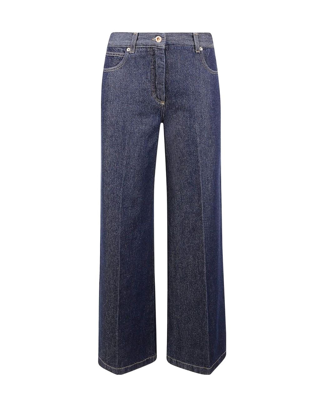 Aspesi Blue Wide Leg Jeans