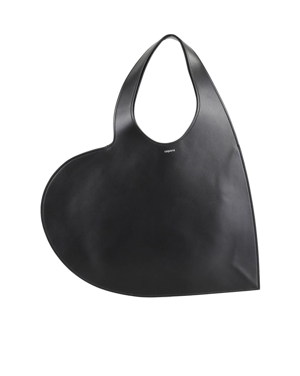 Coperni Black Double Heart Handbag