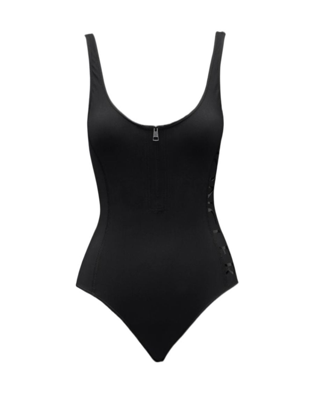 Moncler Black Logo Swimsuit