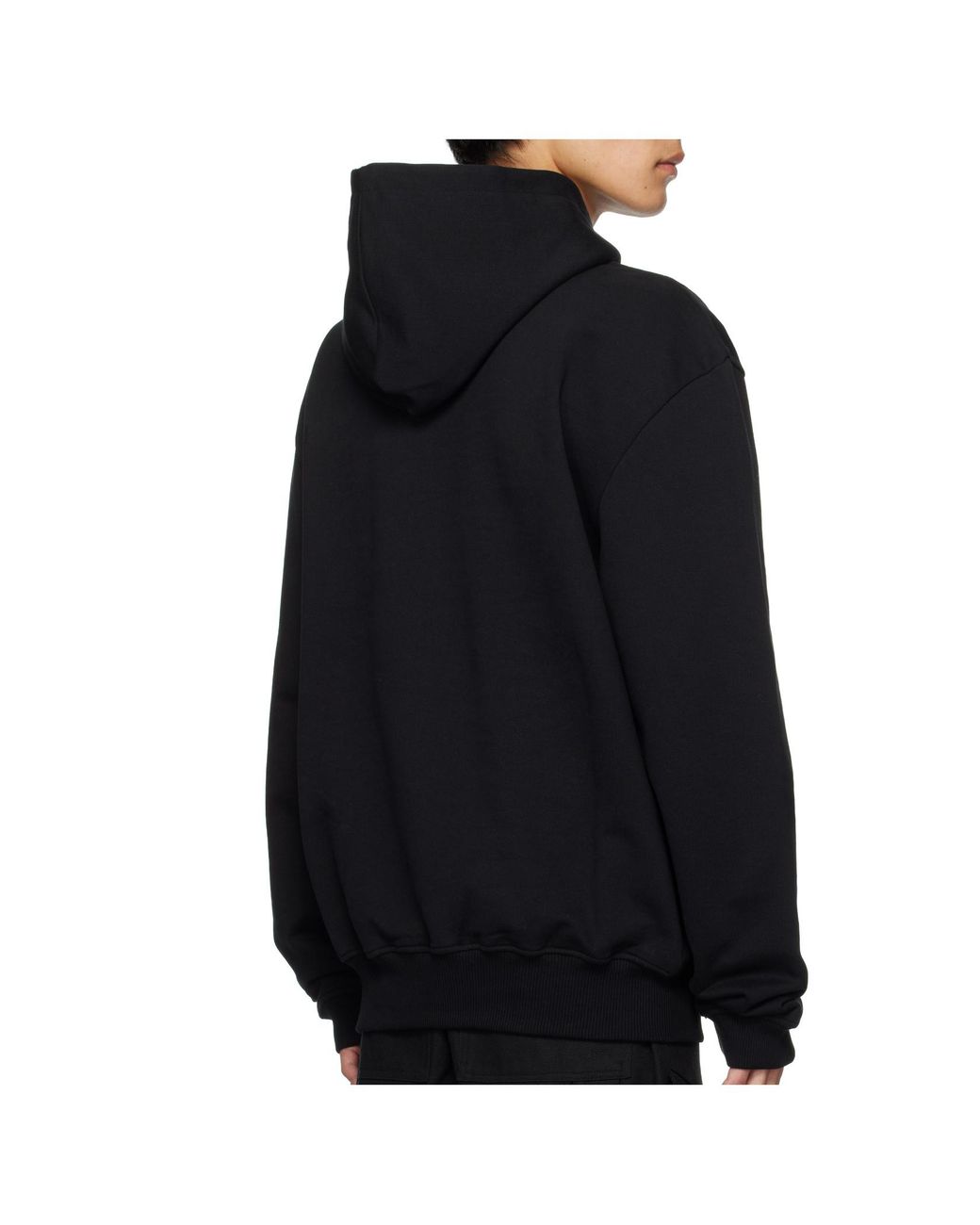 HELIOT EMIL Black Astrape Hoodie for men