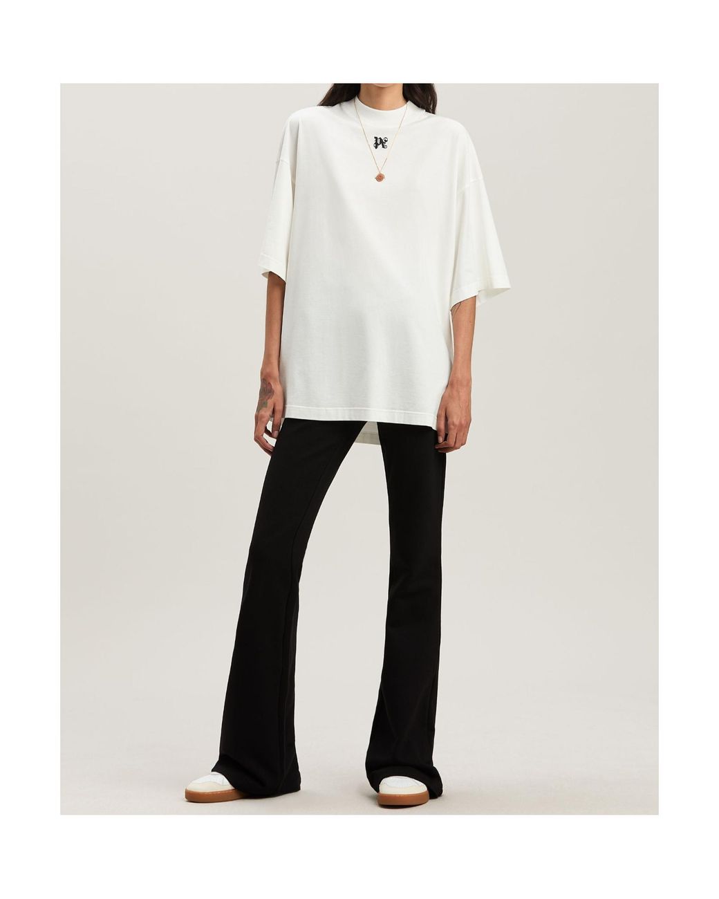 Palm Angels White Wings-Print T-Shirt