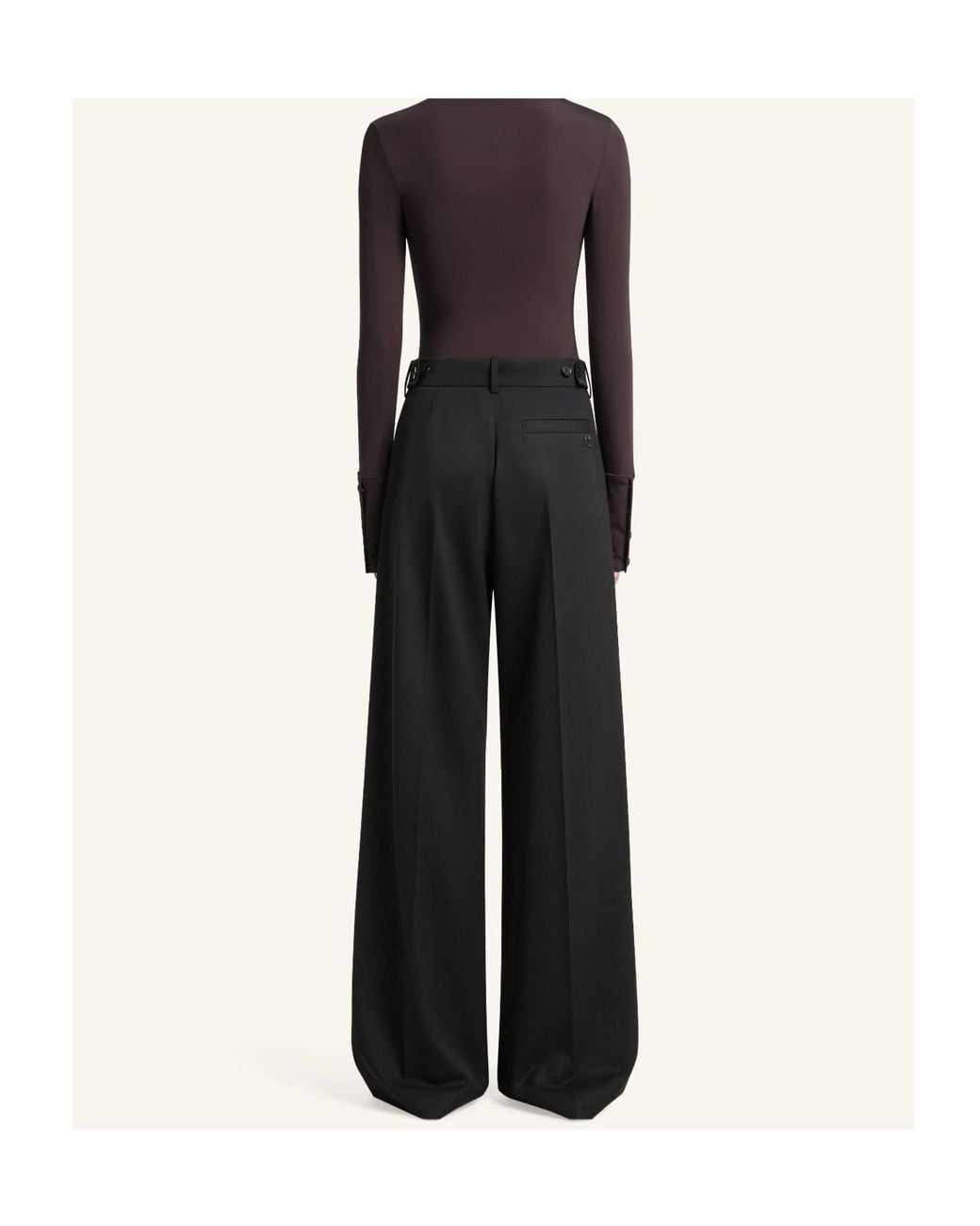 Courreges Black Courrèges Wide Leg Pants