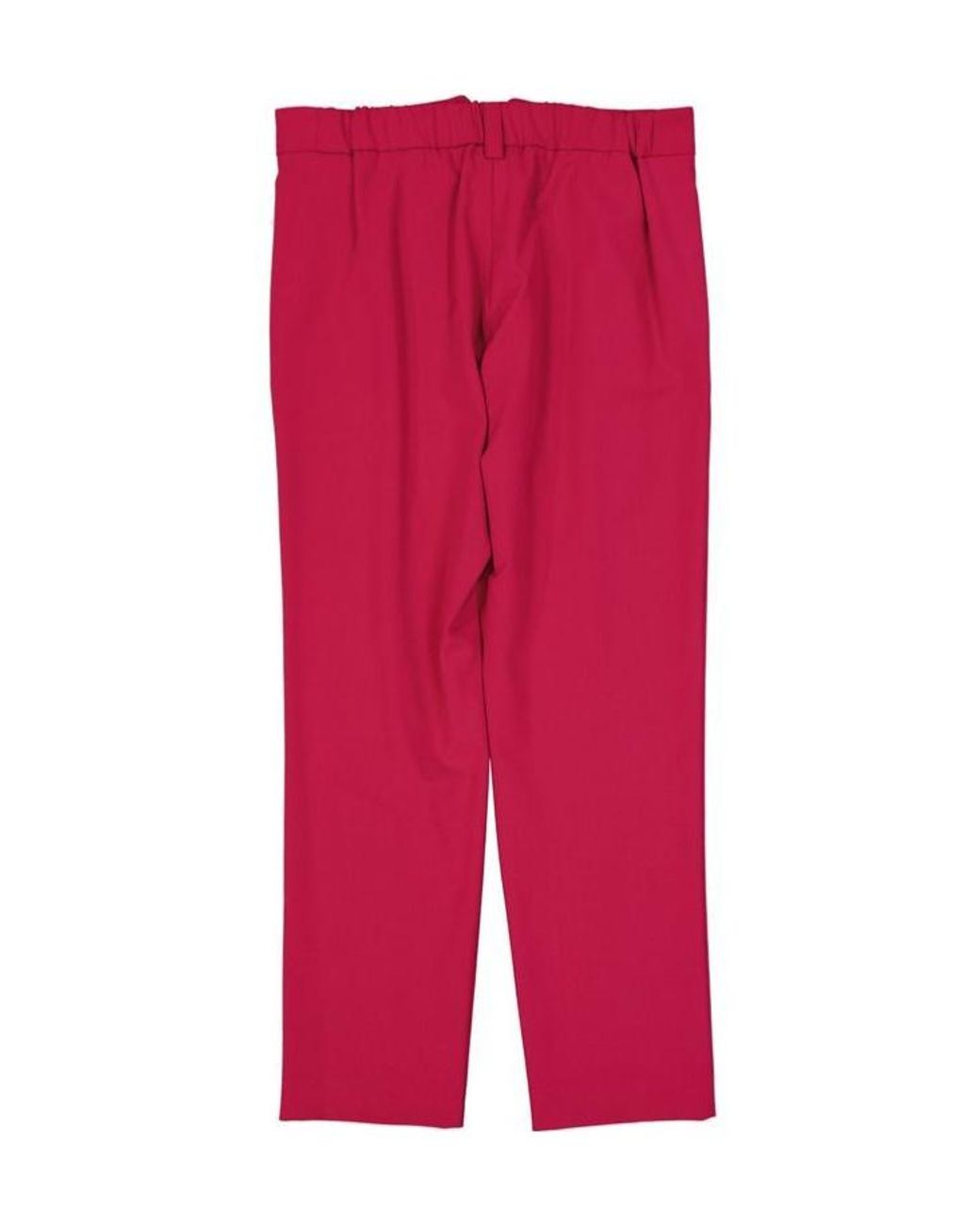 Herno Red Pleated Trousers