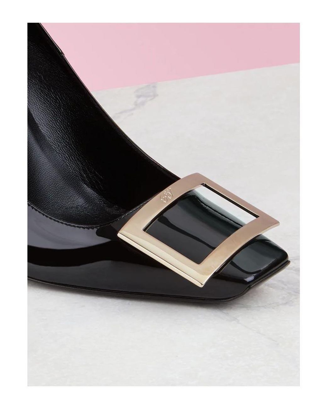 Roger Vivier Black Belle Vivier Trompette Pumps