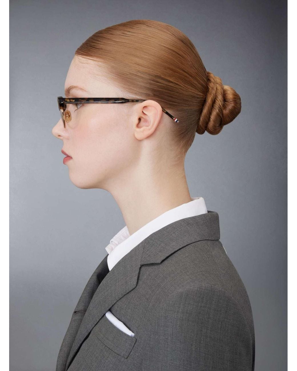 Thom Browne Multicolor Tortoiseshell Round-Frame Glasses for men