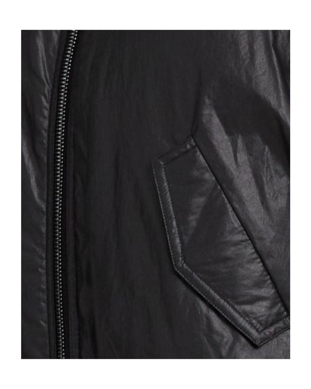 Rick Owens Black Cal Down Bomber Jacket