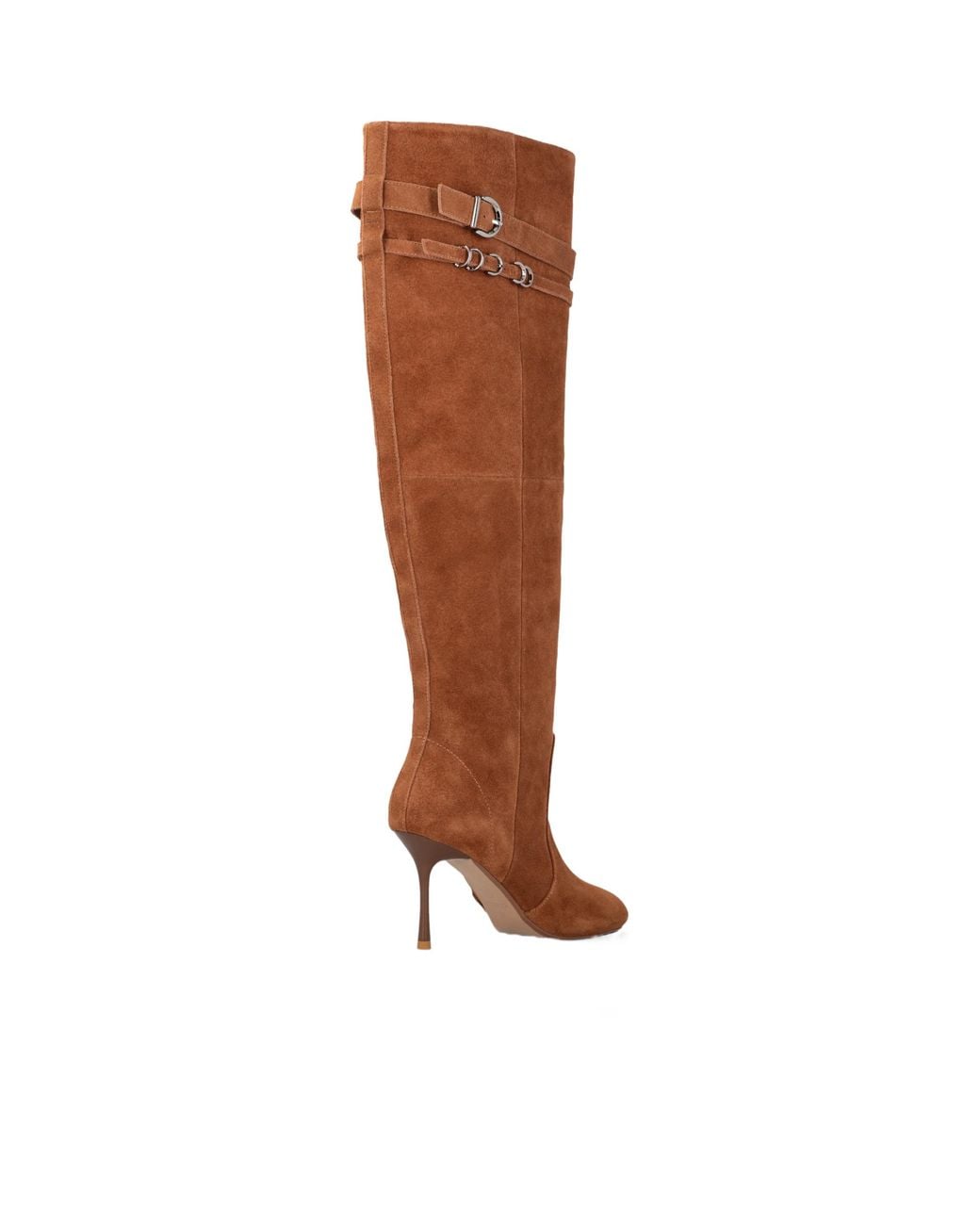 Pinko Brown Suede Boots