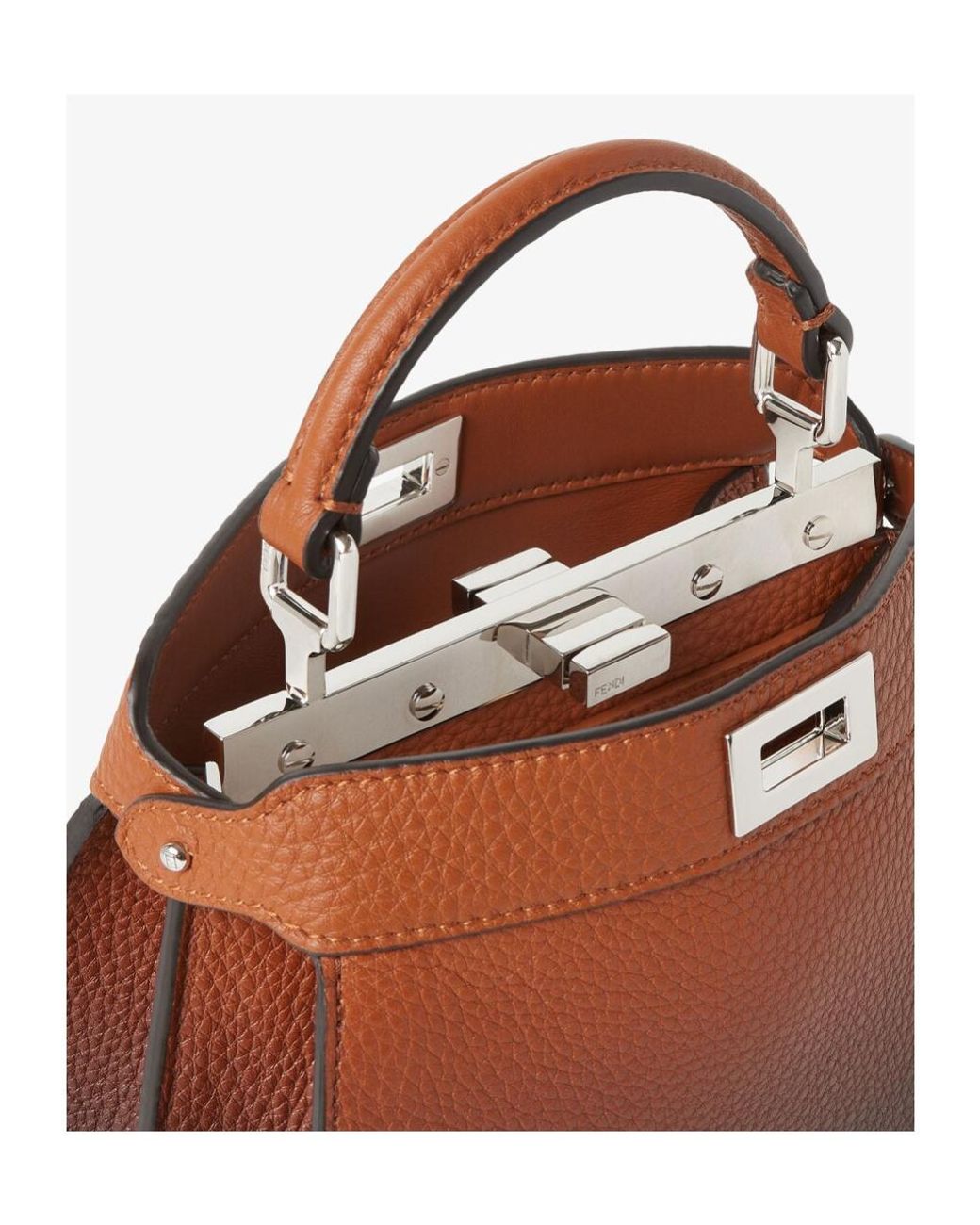 Fendi Brown Gradient Leather Bag