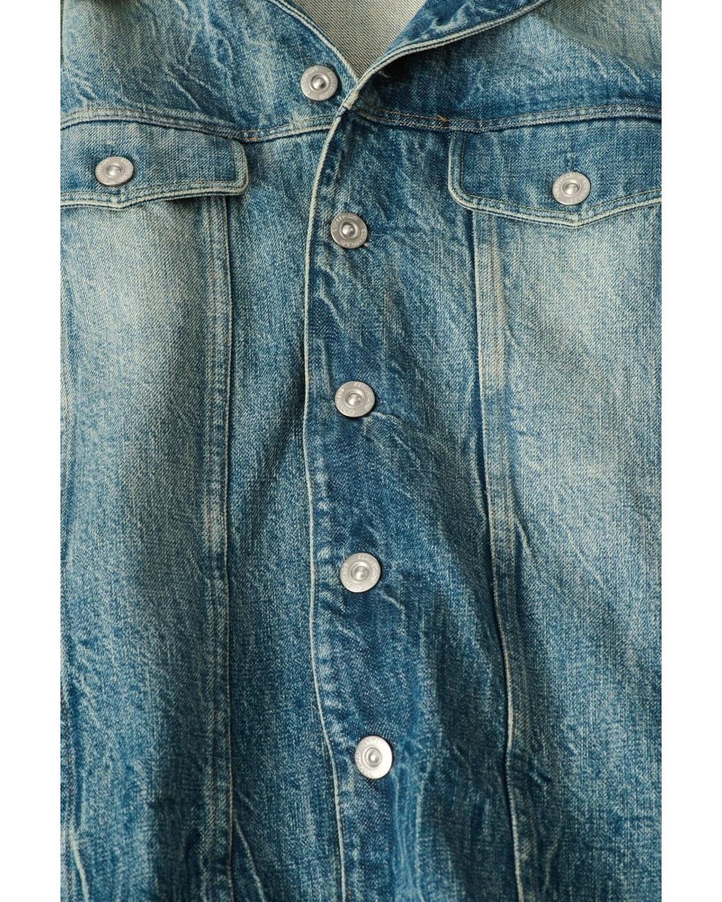 Our Legacy Blue Shackle Denim Jacket for men