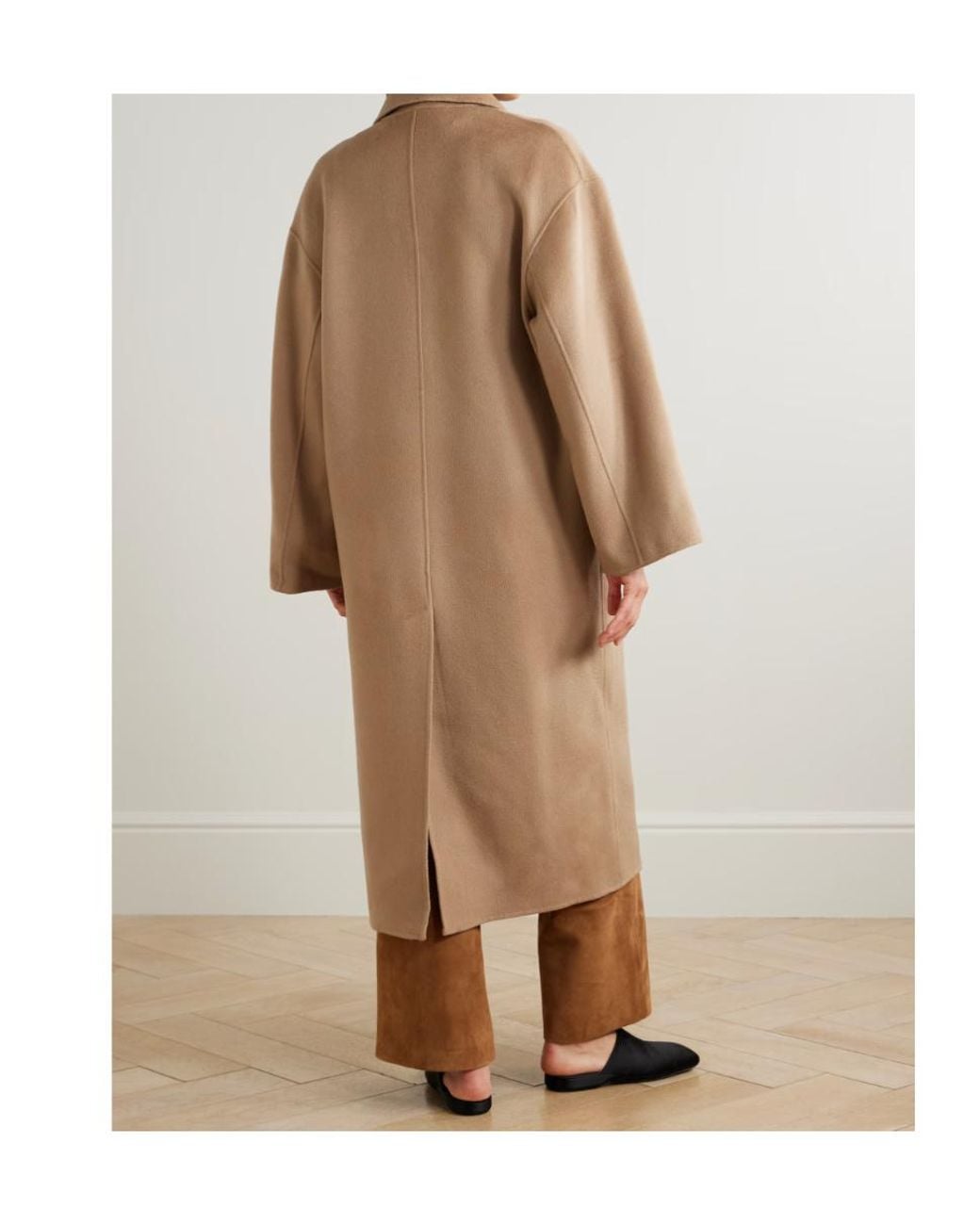 Loulou de Saison Natural Borneo Double-Breasted Wool And Cashmere-Blend Coat