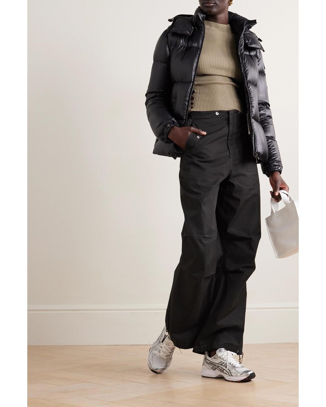 Moncler Black Fourmine Hooded Down Jacket