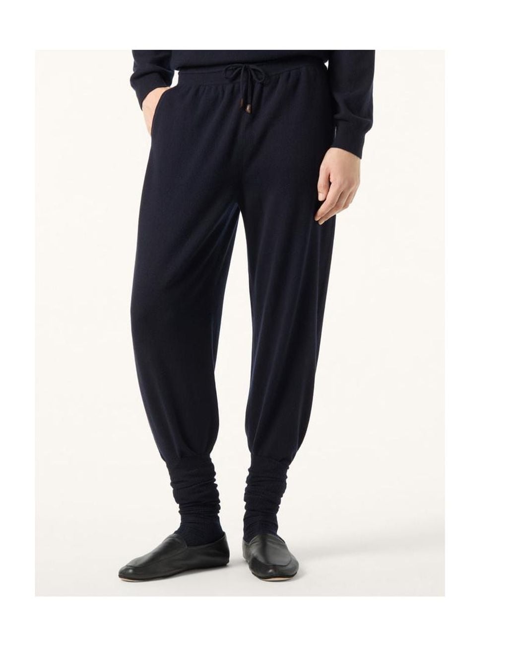 Loro Piana Blue Merano Trousers for men