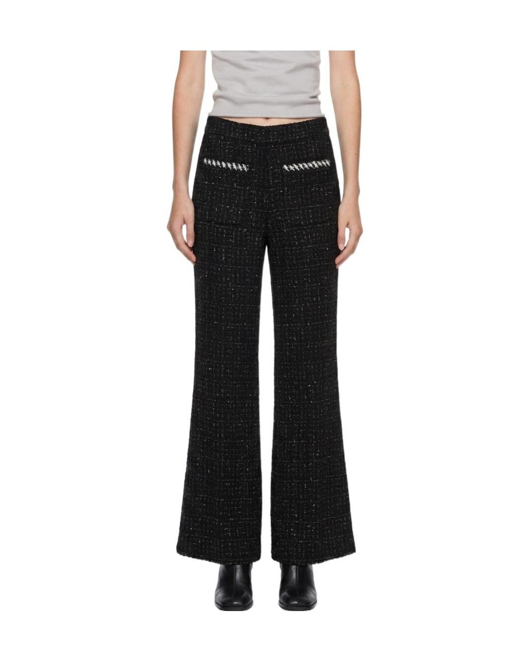 Marissa Chiara Black Pocket Casual Pants