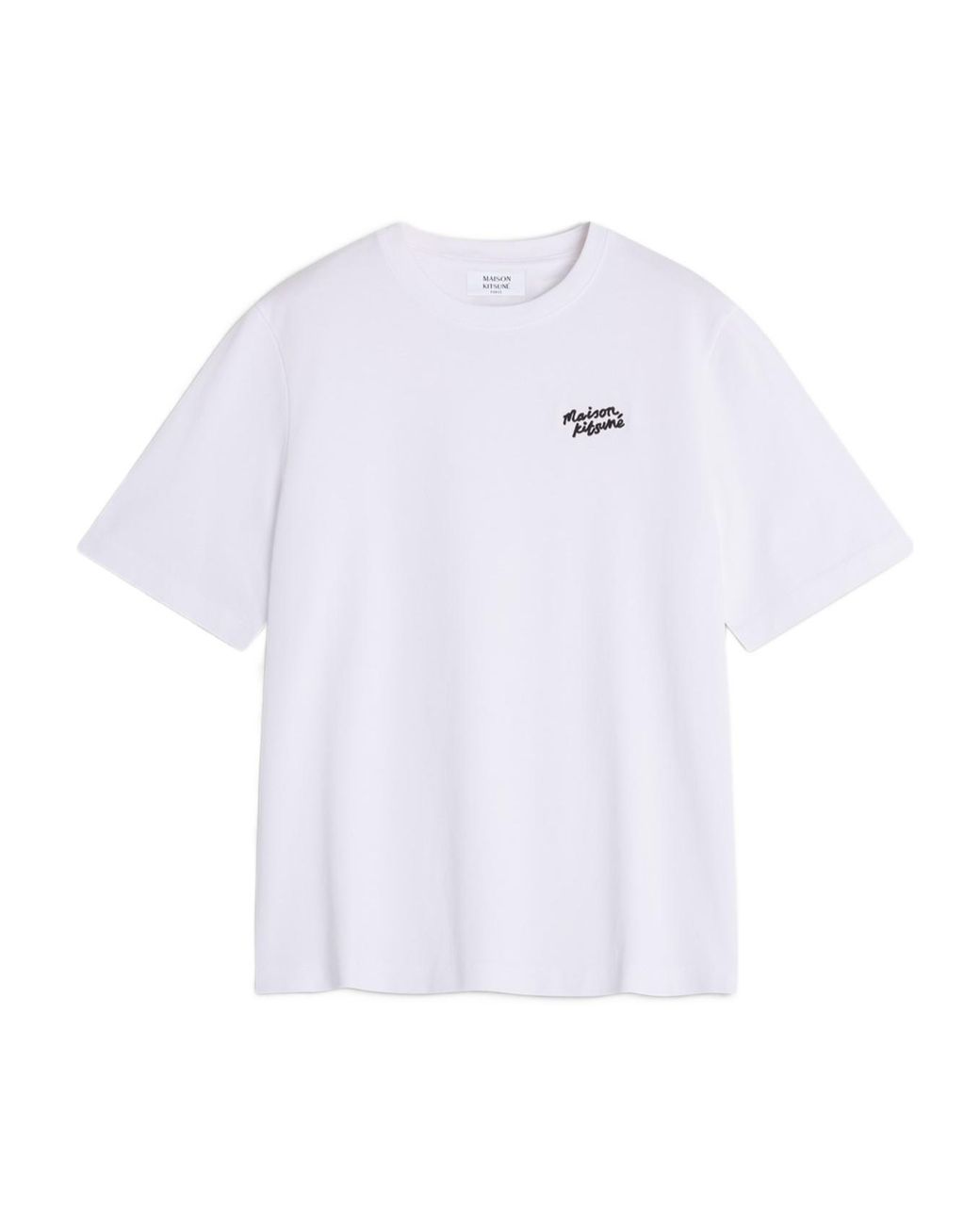 Maison Kitsuné White Maison Kitsuné Handwriting Comfort T-Shirt
