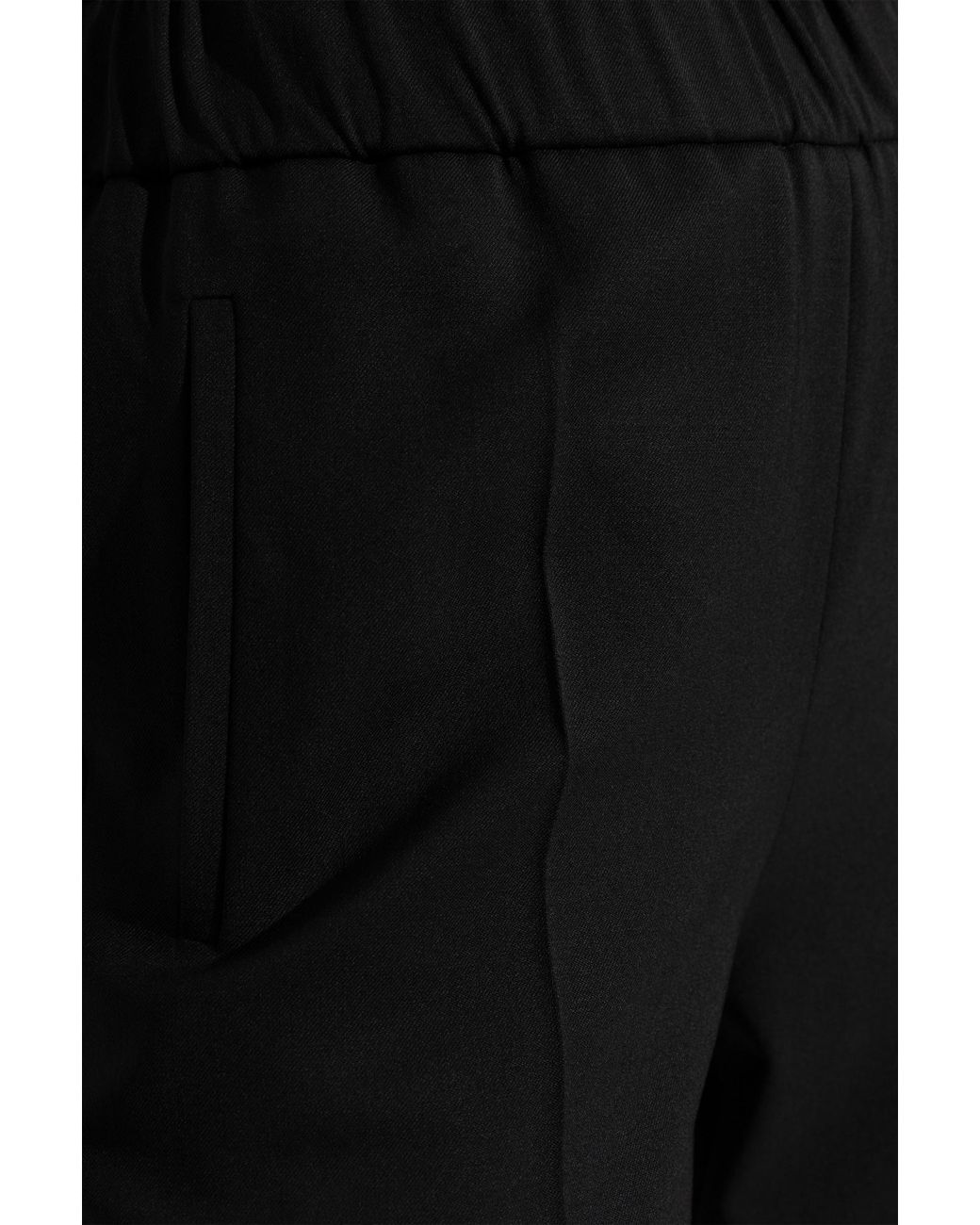 Dolce & Gabbana Black Flared Stretch Twill Pants