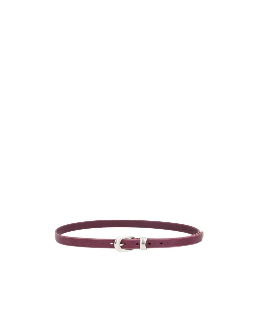 Our Legacy White Buckle Belt for men