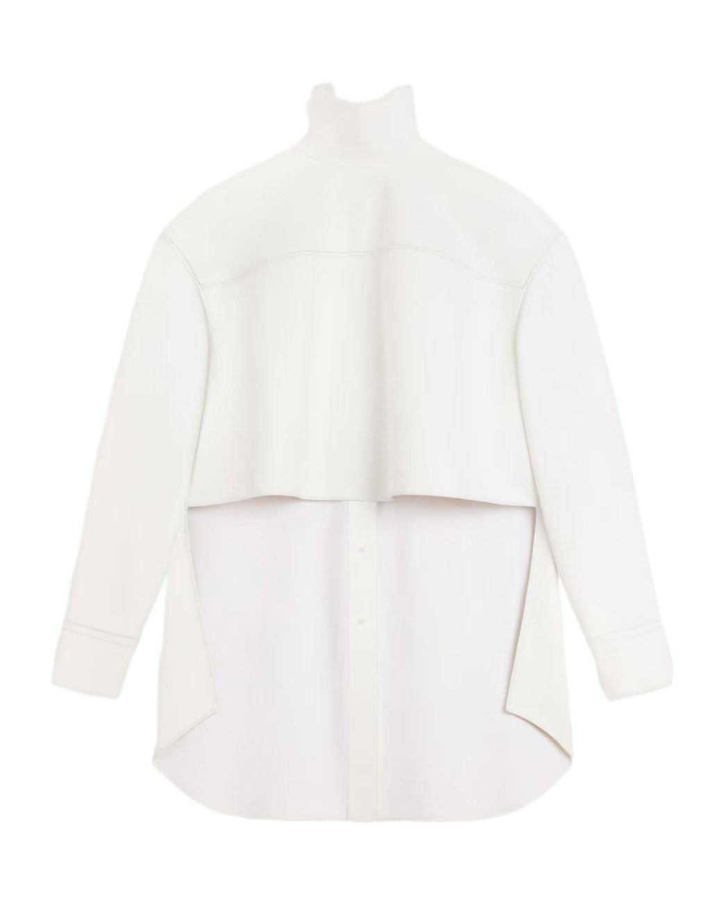 Givenchy White Back-To-Front Tie-Up Shirt