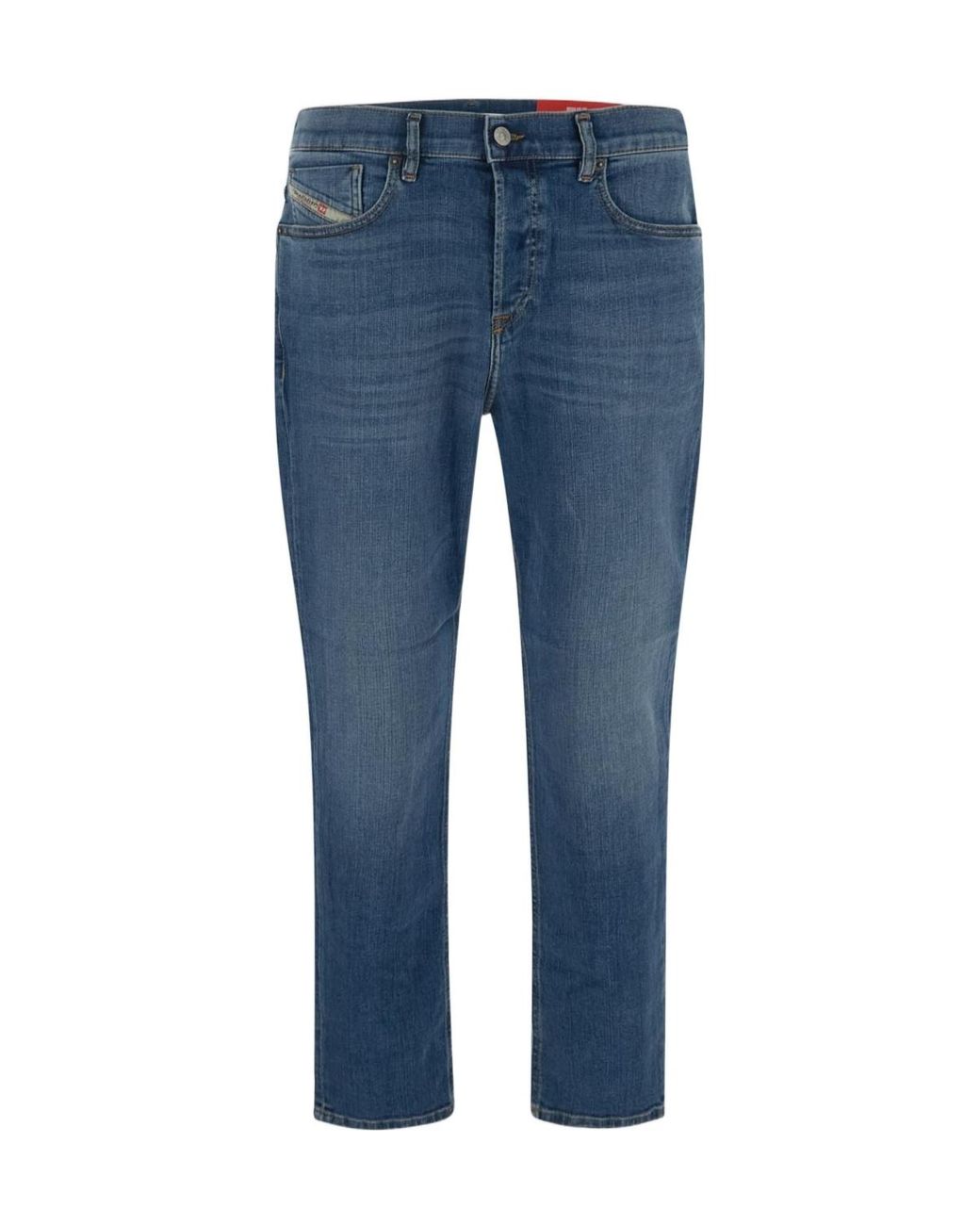 DIESEL Blue Slim-Fit Straight-Leg Jeans for men