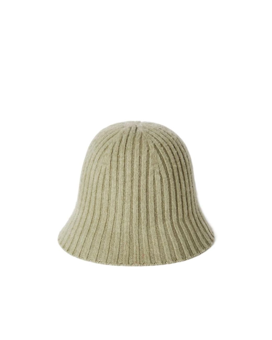 Loro Piana Green Rib Knitted Hat