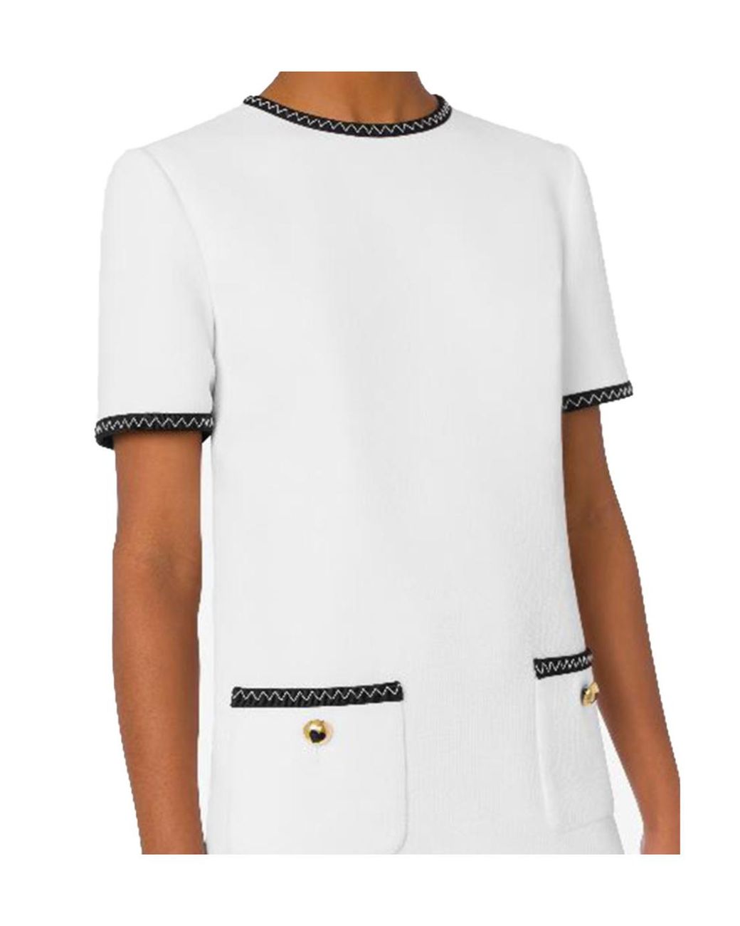Moschino White Short Dresses