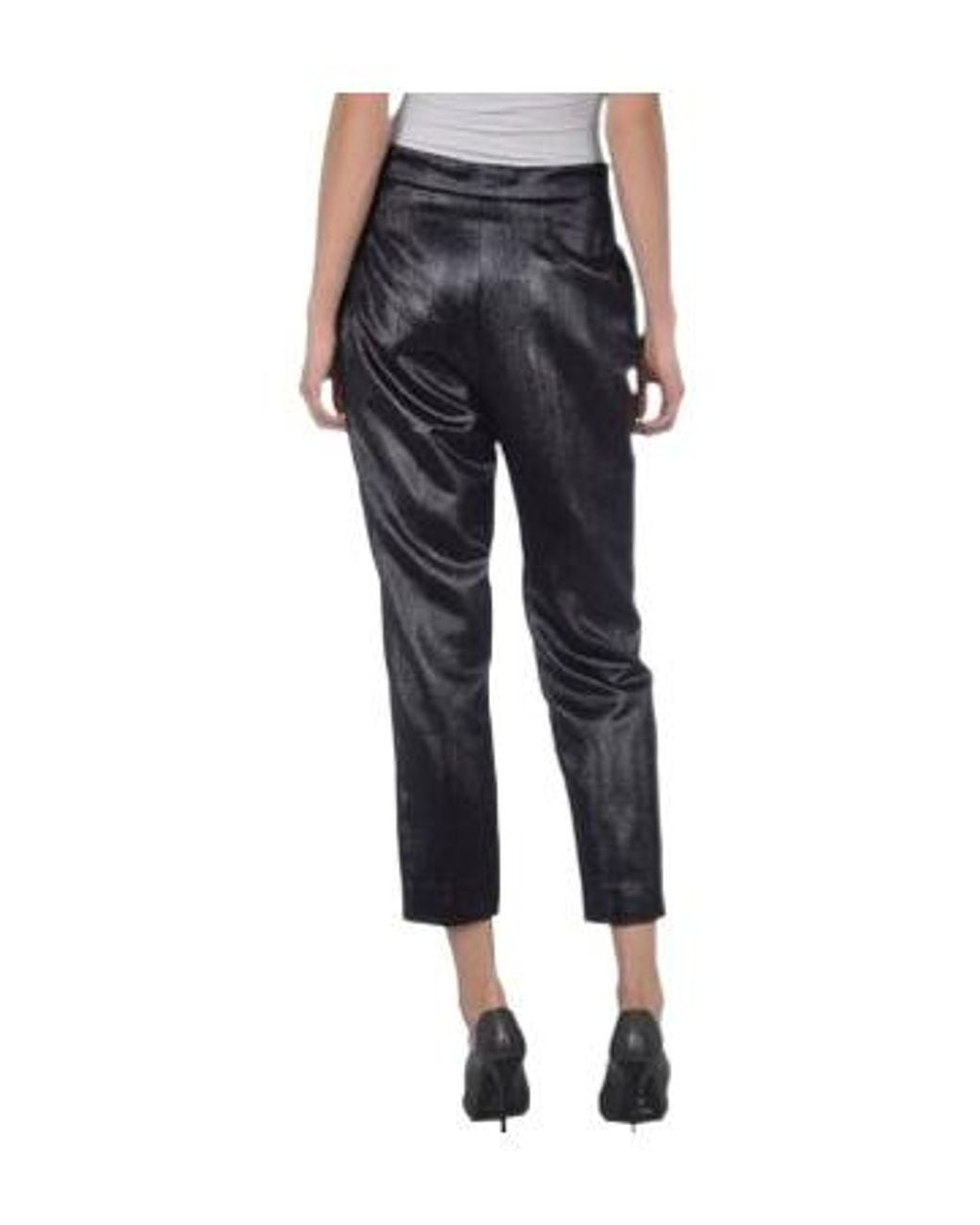 Chloé Blue Casual Trousers With Gathered Detailing