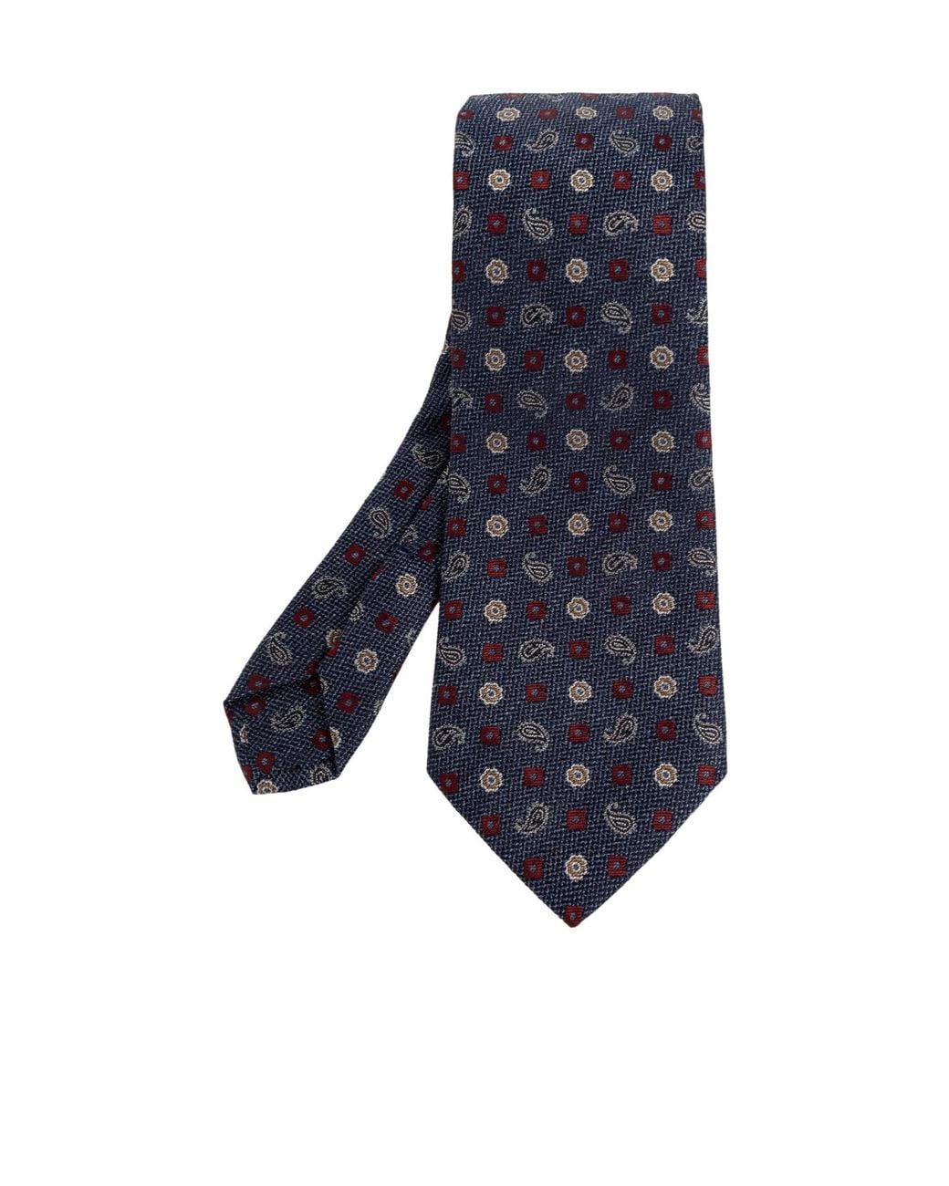 Etro Blue Floral Jacquard Tie for men