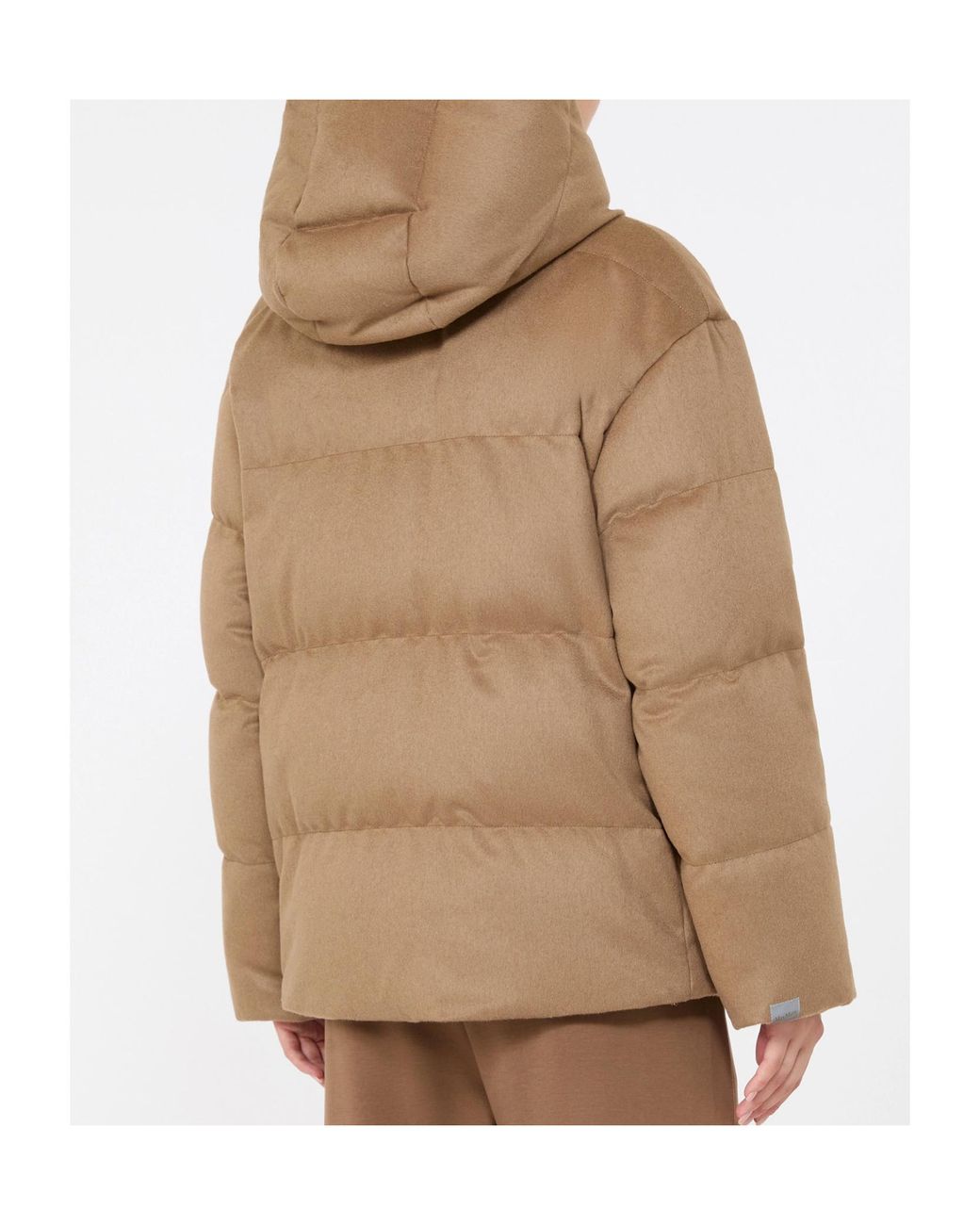 Max Mara Brown Reversible Camel Puffer Jacket