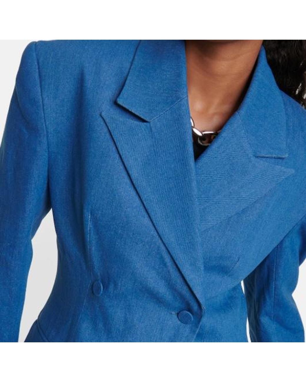 AYA MUSE Blue Cosa Denim Blazer