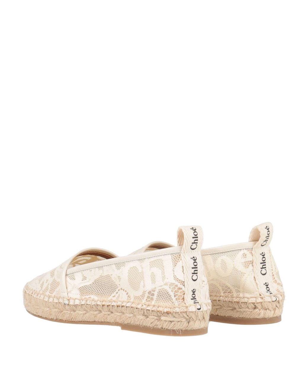 Chloé Natural Leather Espadrilles
