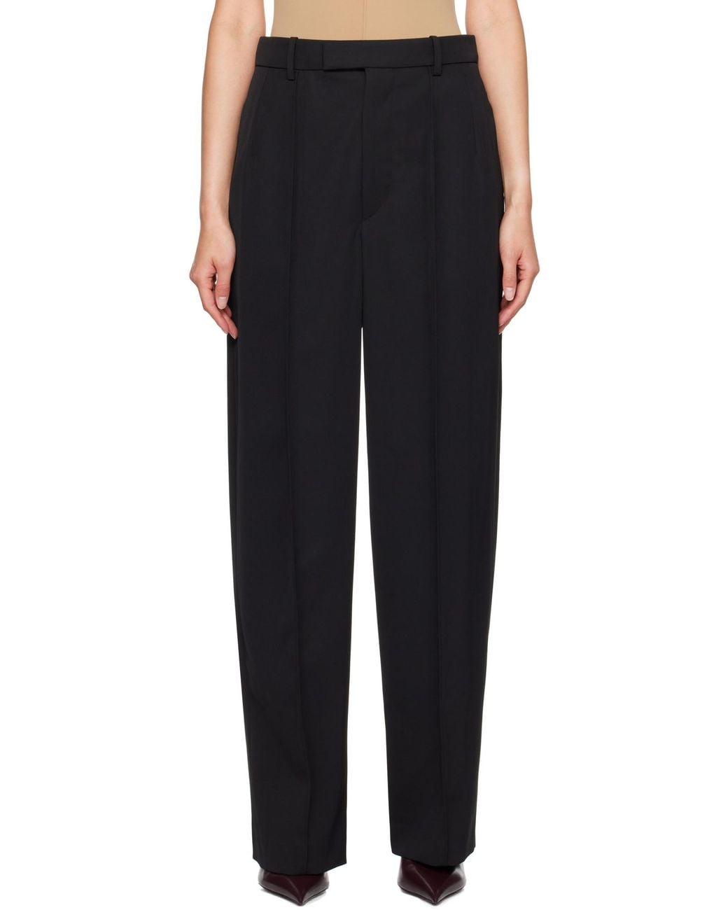 Wardrobe NYC Black Rhw Wide Leg Pants