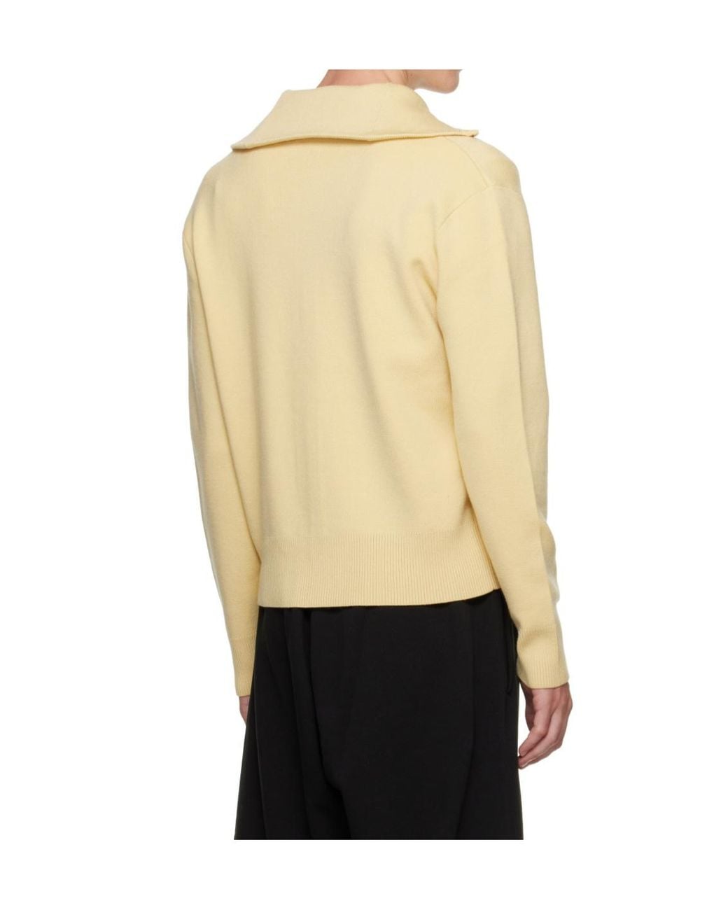 Entire studios White Knitted Zip-Up Cardigan for men