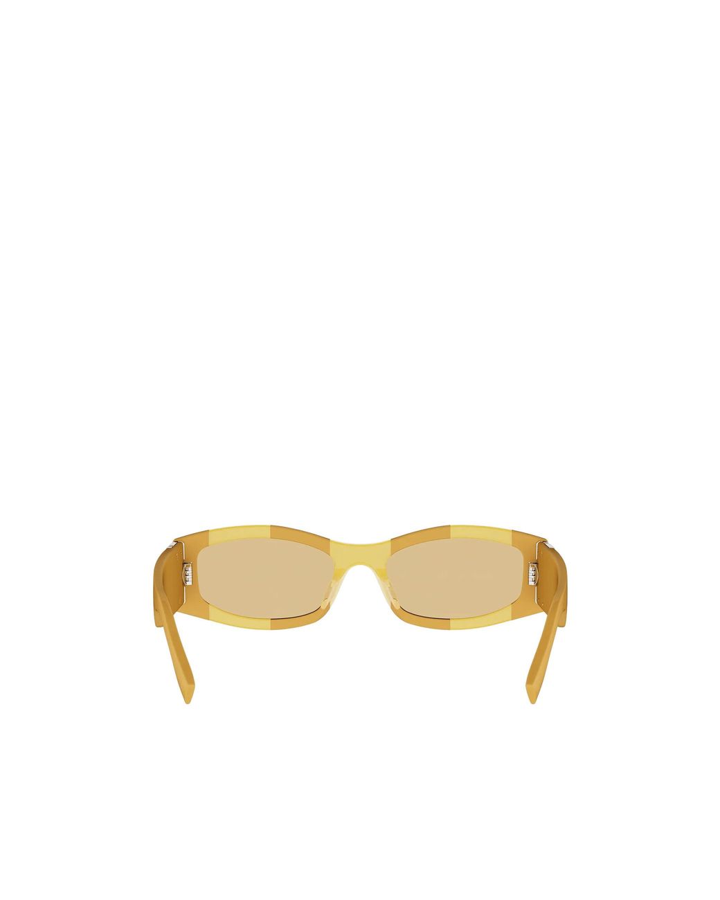 Fendi Metallic Eyewear Geometric Frame Sunglasses