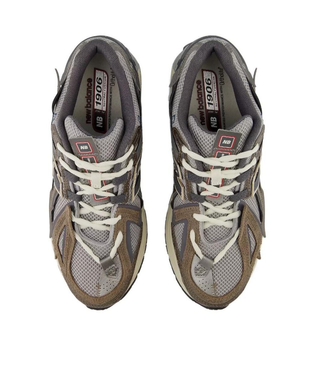 New Balance Gray 1906L Slip-On Sneakers for men