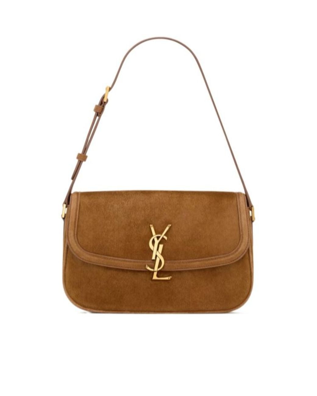 Saint Laurent Brown Solferino Medium Shoulder Bag