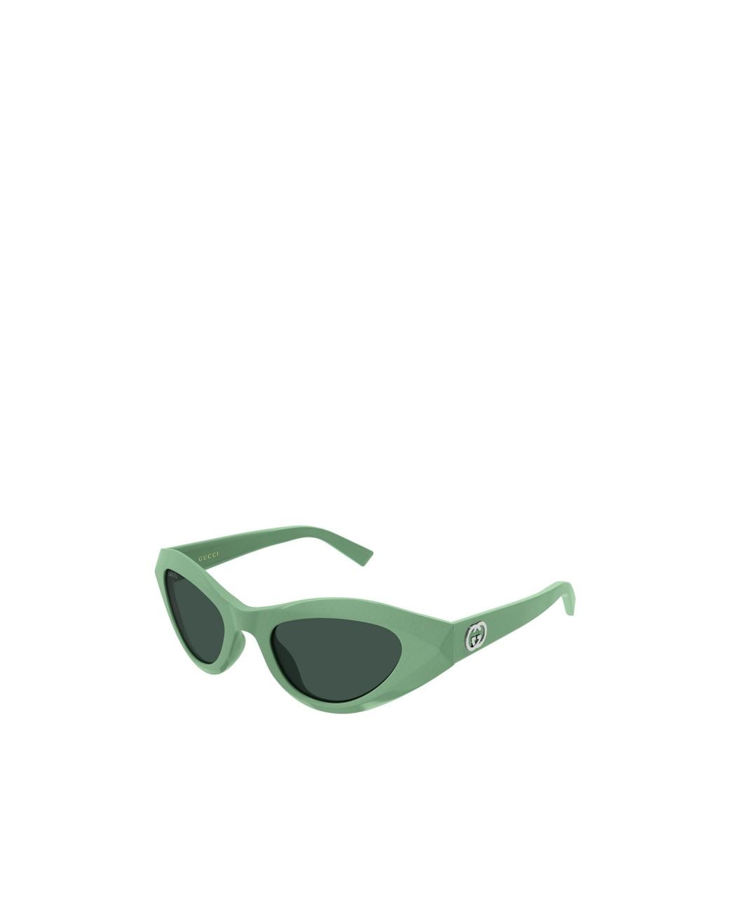 Gucci Green Geometric Sunglasses